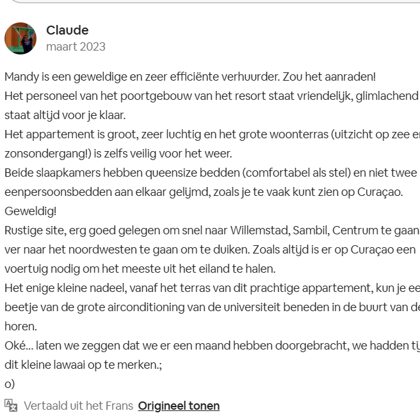 Airbnb review maart 2023