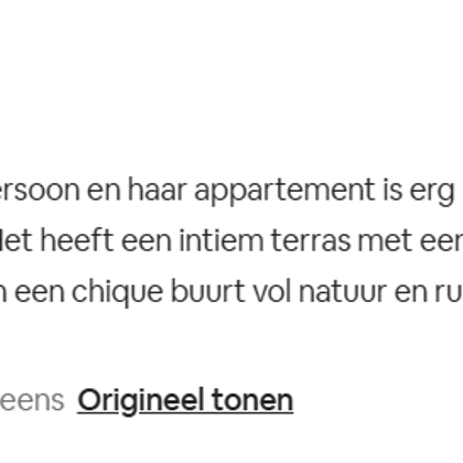 Review Airbnb januari 2023